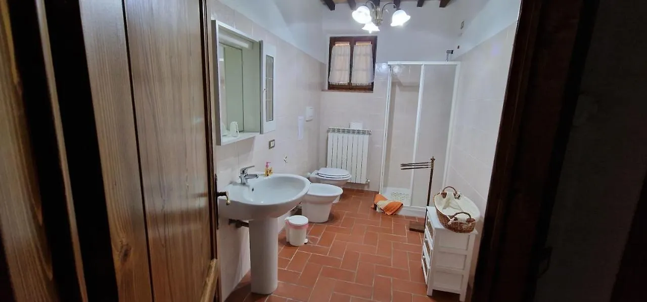 شقة Agriturismo La Piaggia Appartamenti A Vivo dʼOrcia