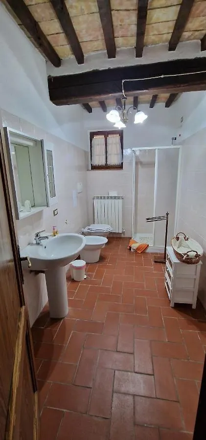 شقة Agriturismo La Piaggia Appartamenti A Vivo dʼOrcia
